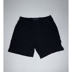Abercrombie & Fitch Mens Size Small Shorts Dark Navy Zipper Pockets Athletic Fit